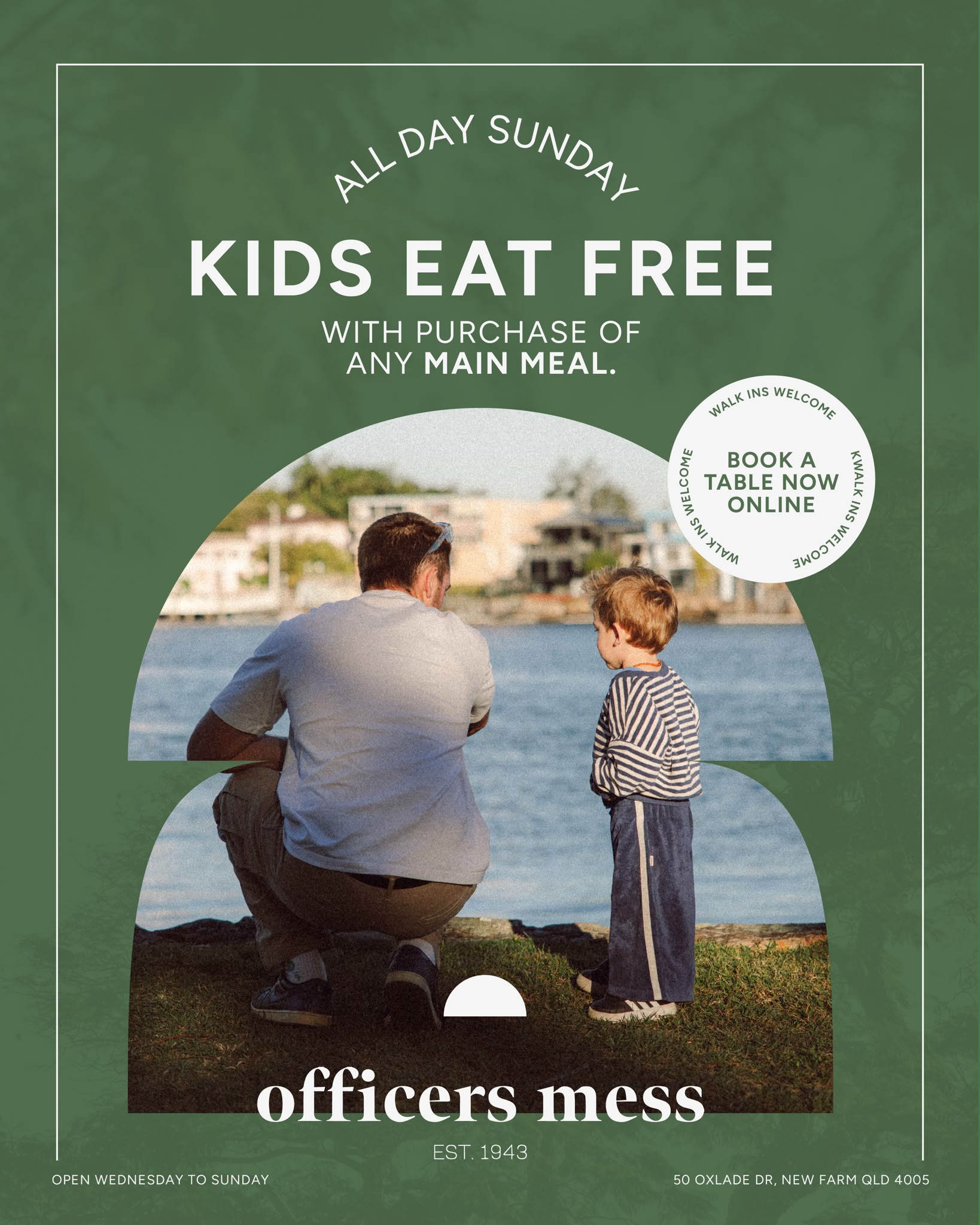 Kids Eat Free every Sunday